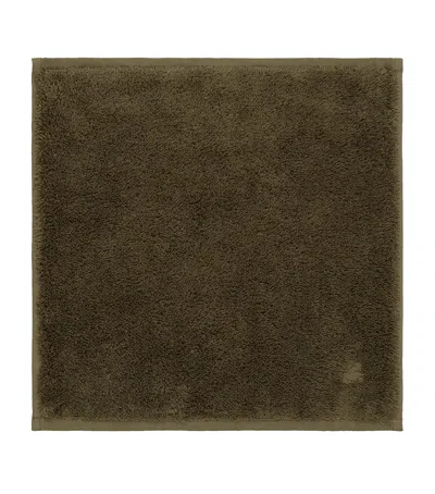 Yves Delorme Étoile Face Cloth In Green