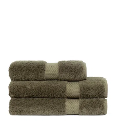 Yves Delorme Etoile Guest Towel In Green