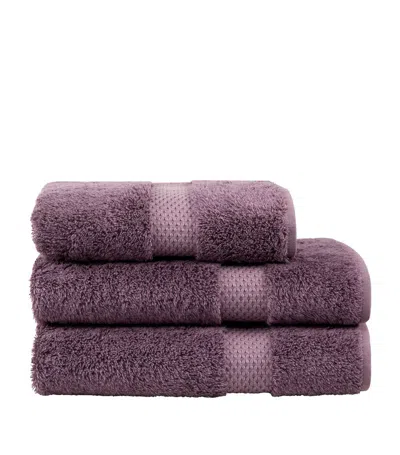 Yves Delorme Etoile Hand Towel (55cm X 100cm) In Purple