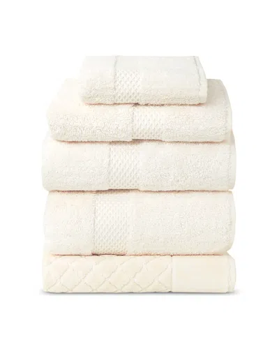Yves Delorme Etoile Washcloth In Nacre