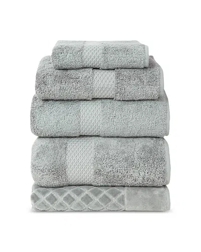 Yves Delorme Etoile Washcloth In Platine