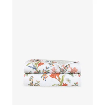 Yves Delorme Eze Multicoloured Cotton-blend Bedcov