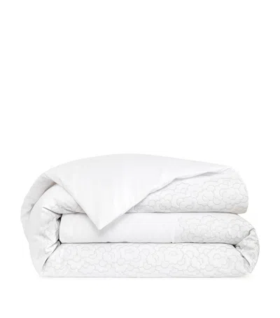 Yves Delorme Festons King Duvet Cover In White