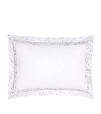 Yves Delorme Festons Oxford Pillowcase In White