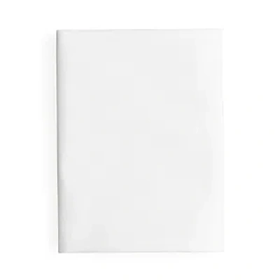 Yves Delorme Flandre Fitted Sheet, Queen In Blanc