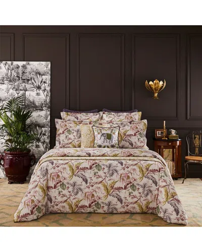 Yves Delorme Fresque Fitted Sheet In Multi