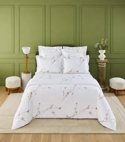 Yves Delorme Gaura Fitted Sheet In White
