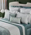 Yves Delorme Graminee Flat Sheet In Green