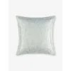 Yves Delorme Multicoloured Graminée Foliage-jacquard Cotton-sateen Oxford Pillowcase 65cm X 65cm In Green