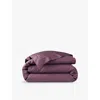 Yves Delorme Iris Triomphe Double Organic-cotton Duvet Cover In Iris