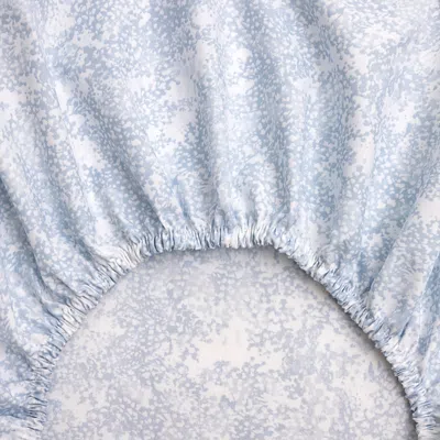 Yves Delorme Lande Fitted Sheet, Queen In Blue