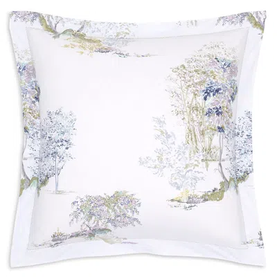 Yves Delorme Lande Jacquard Decorative Pillow, 18 X 16 In White