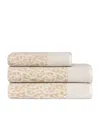 Yves Delorme Leopard Guest Towel In Neutral
