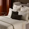Yves Delorme Leopard Pillowcase, Standard In White