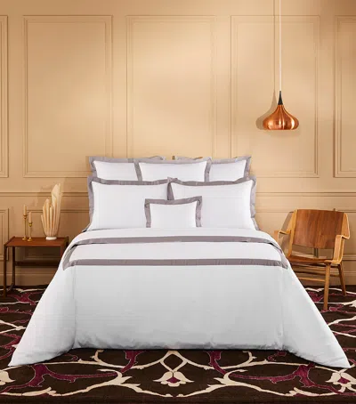Yves Delorme Linea Platine Double Duvet Cover