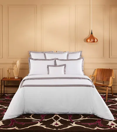 Yves Delorme Linea Platine Double Flat Sheet