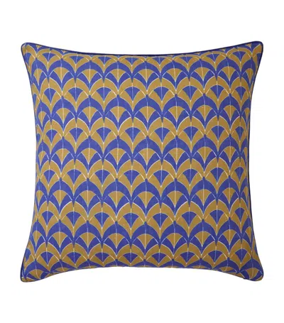 Yves Delorme Linen Canopee Square Cushion Cover (45cm X 45cm) In Multi