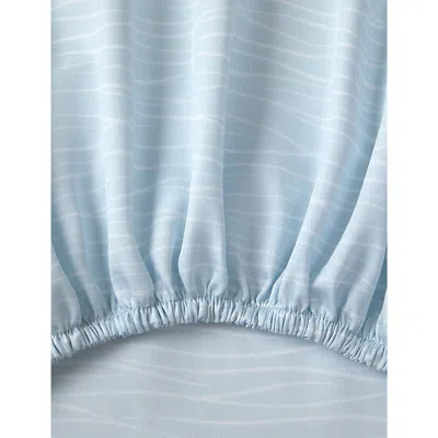 Yves Delorme Luciole Double Fitted Organic-cotton Sheet Multicoloured