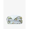 Yves Delorme Multicoloured Luciole Floral Double Cotton Duvet Cov In Multicoloured