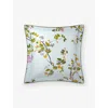 Yves Delorme Multicoloured Luciole Floral Square Oxford Cotton Pillow Case In Multicoloured