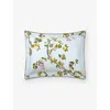 Yves Delorme Multicoloured Luciole Floral Standard Oxford Cotton Pillow Case In Multicoloured