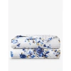 YVES DELORME YVES DELORME MULTICOLOURED CANOPEE GRAPHIC-PRINT QUILTED ORGANIC COTTON-BLEND BED COVER