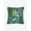 Yves Delorme Multicoloured Contes Floral-print Cotton-sateen Oxford Pillowcase 65cm X 65cm In Green