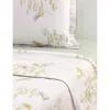 Yves Delorme Multicoloured Pollen Abstract-print Cotton-batiste Fitted Sheet In Multi