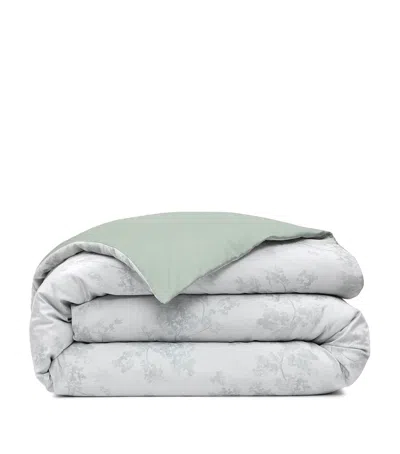 Yves Delorme Muses  Duvet Cover In Green