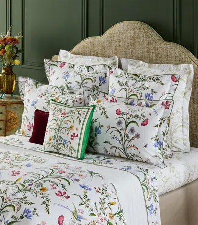 Yves Delorme Organic Cotton Botanic Super King Duvet Cover In Multi