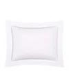 Yves Delorme Organic Cotton Colisée Blanc Boudoir Pillowcase In White
