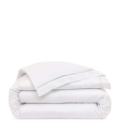 Yves Delorme Organic Cotton Colisée Blanc Duvet Cover In White