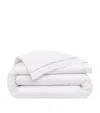Yves Delorme Organic Cotton Colisée Blanc King Duvet Cover In White