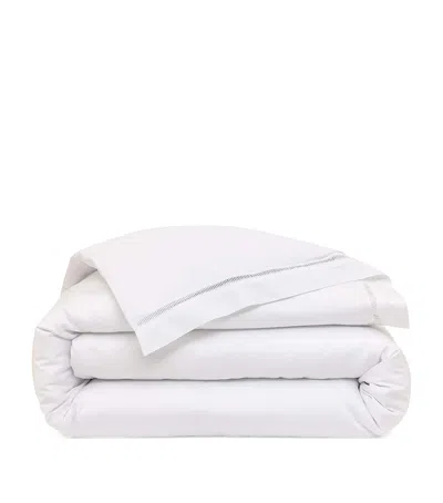 Yves Delorme Organic Cotton Colisée Blanc King Duvet Cover In White