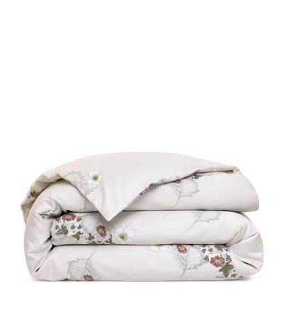 Yves Delorme Organic Cotton Corolles Duvet Cover In Multi