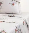 Yves Delorme Organic Cotton Corolles Flat Sheet In White