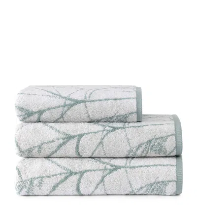 Yves Delorme Organic Cotton Graminée Guest Towel In White