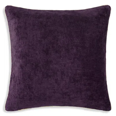 Yves Delorme Orpheo Prune Thick Grain Velvet Decorative Pillow, 18 X 18 In Multi