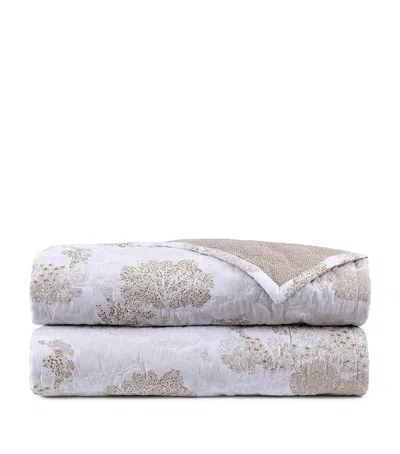 Yves Delorme Paysages Super King Bedcover In Brown