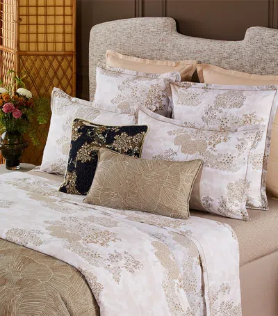 Yves Delorme Paysages Super King Fitted Sheet In Multi