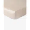 Yves Delorme Pierre Triomphe King Organic-cotton Fitted Sheet 200cm X 150cm In Pierre
