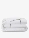 Yves Delorme Platine Athena Super King Duvet Cover Super King In Platine