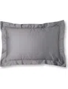 Yves Delorme Platine Triomphe Cotton Pillowcase Standard In Platine