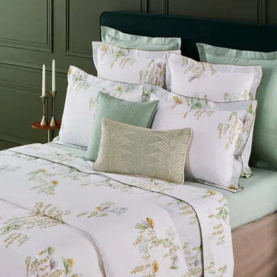 Yves Delorme Pollen Bedspread, Queen In White