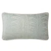 Yves Delorme Pollen Couture Decorative Pillow, 13 X 22 In Green