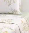 Yves Delorme Pollen Super King Flat Sheet In White