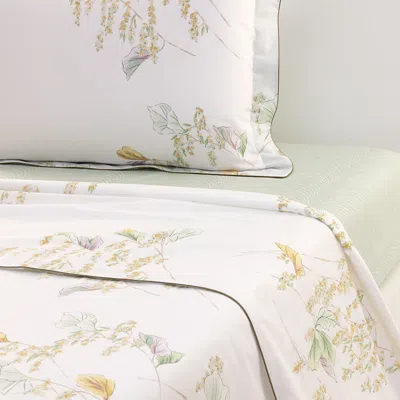Yves Delorme Pollen Flat Sheet, Queen In Pink