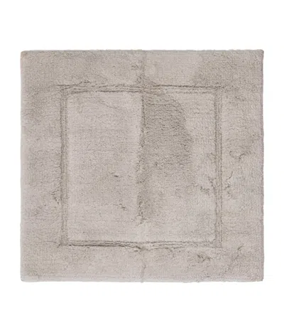 Yves Delorme Prestige Square Bath Mat In Grey