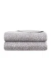 Yves Delorme Souvenir Double Bedcover In Grey