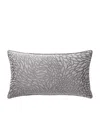 Yves Delorme Souvenir Rectangular Cushion Cover In Grey